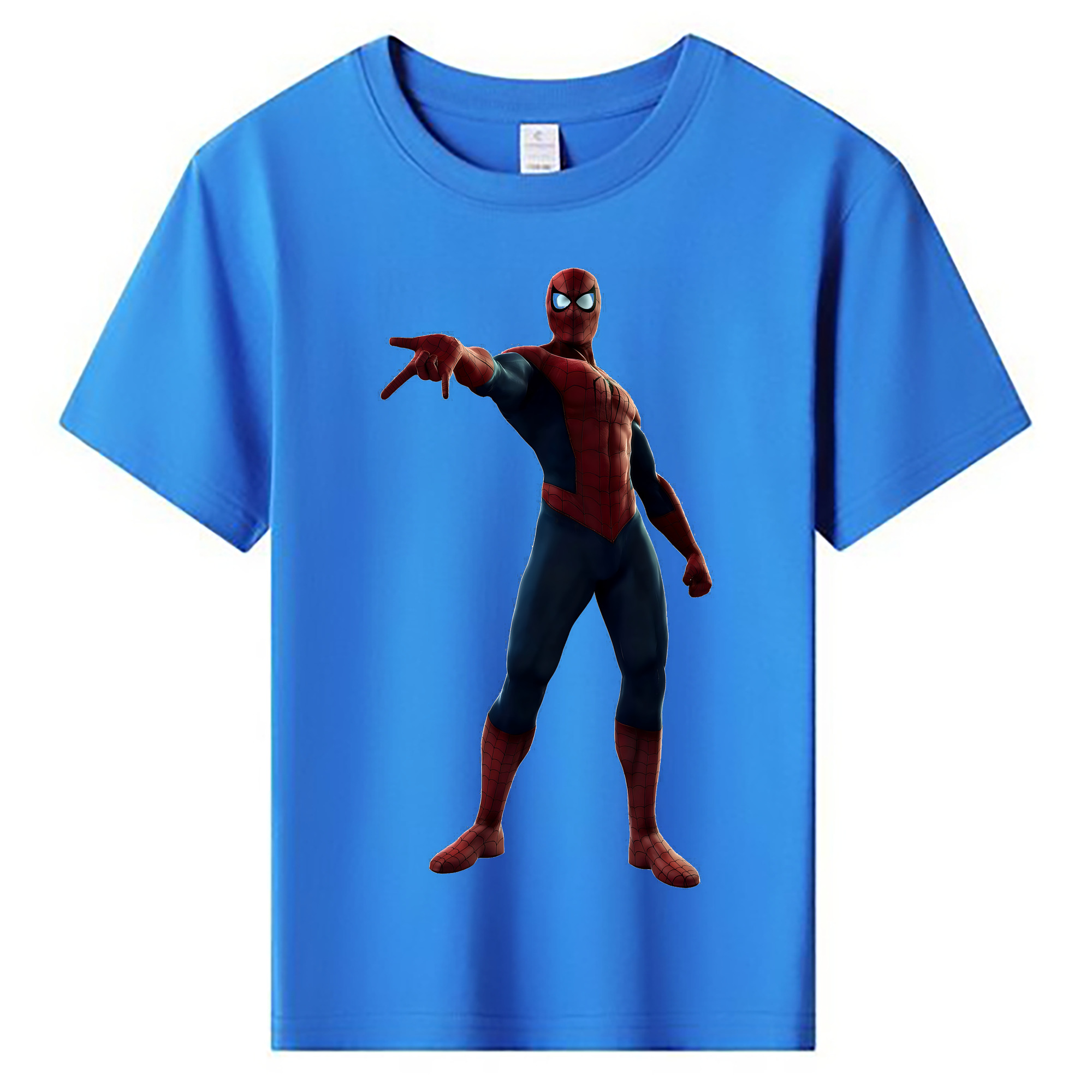 （画像用） Spider Man スパイダーマン 綿100％キッズTシャツ（フロントプリント）